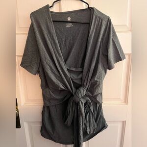 Kindred Bravely Skin to Skin Wrap Top